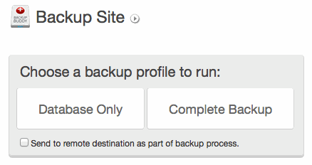 BackupBuddy-Backup