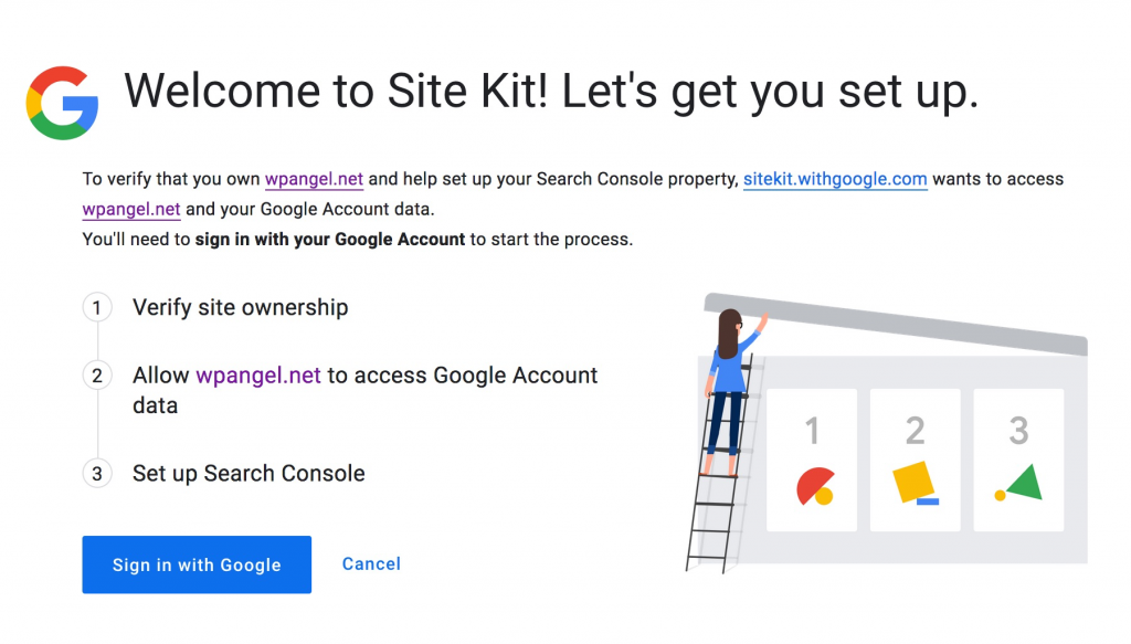 welcome to site kit