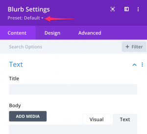 divi blurb module